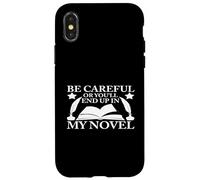 Soyez Prudent ou Vous finirez dans Mon Roman Graphique Coque pour iPhone X/XS