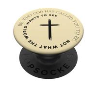 Soyez Qui Dieu Vous Appelle à être Chaque Jour PopSockets PopGrip Adhésif