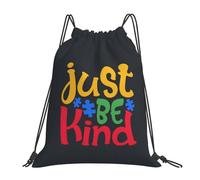Soyez Simplement Gentil Unisexe Gym Sack Grand Sacs De Gym Étanche Sac À Dos À Cordon Pour Gymnastique Natation Piscine