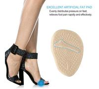 Soyez Toute la Journée dans Vos Talons Hauts avec des Coussins à Pied - Avantfot de Gel - Soles Inscrivant pour les Femmes (2 paires) - Conception Non Glissante et Réutilisable -
