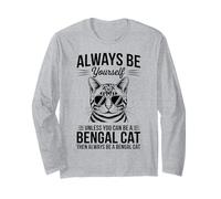Soyez Un Chat du Bengale Chat du Bengale drôle Manche Longue