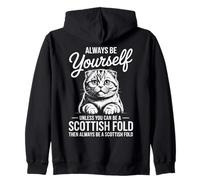 Soyez Un Chat Scottish Fold Funny Scottish Fold Sweat à Capuche