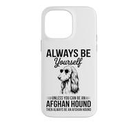 Soyez Un Chien de Chasse Afghan Un Chien Afghan Amusant Coque pour iPhone 14 Pro Max