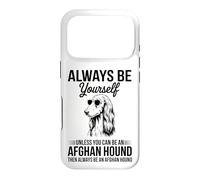 Soyez Un Chien de Chasse Afghan Un Chien Afghan Amusant Coque pour iPhone 17 Pro
