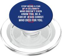 Soyez un fan de Jésus-Christ qui est mort pour vous de vivre éternellement PopSockets PopGrip pour MagSafe