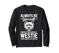 Soyez Un Westie Funny West Highland White Terrier Manche Longue