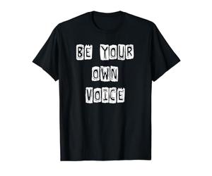 Soyez Votre Propre Voix T-Shirt Graphique avec Valeur