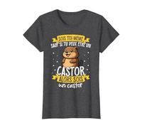 Soyez Vous-même À Moins Que Vous Ne Puissiez Être Un Castor T-Shirt, Femme, Chiné Foncé, 3XL