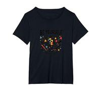 Soyez Vous-même, Tout Le Monde est déjà motivé T-Shirt, Femme Grandes Tailles, Noir, 2X