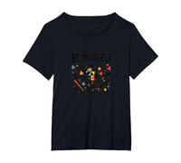 Soyez Vous-même, Tout Le Monde est déjà motivé T-Shirt, Femme Grandes Tailles, Noir, 5X