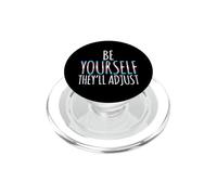 Soyez Vous-même Transgenre Drapeau Trans Pride PopSockets PopGrip pour MagSafe