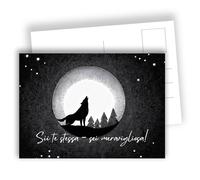 Soyez vous-même - vous êtes merveilleux! - Carte postale de nuit avec message aimable et personnel | Lot de 10 cartes postales plates (A6) - Rétro inscriptible