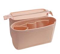 Soyizom Felt Sac Organisateur Insert Bag dans Le Sac pour Sac fourre-Tout avec 2 Packs Fit à Neonoe et Autres Bucket Bags-Pink