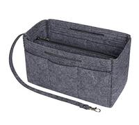 Soyizom Insert de Rangement pour Sac à Main en Feutre Soyizon, Doublure de Sac à Main pour Organisateur de Sac, Insert pour Organiseur de Sac fourre-Tout Fit Speedy 25-40(Gris foncé, X-Large)