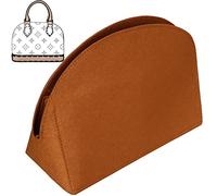 Soyizom Sac en feutre - Organiseur de sac à main - Convient pour Alma BB PM - Organiseur fourre-tout pour femme - Pochette portefeuille - Poche intérieure dans la poche (BB, marron)