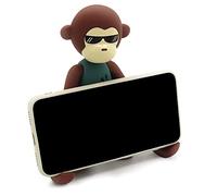 Soyizom Support de téléphone Amusant en Forme de Singe pour Tous Les téléphones, Mini iPad, Angle réglable de Dessin animé pour smartphones, Bureau, tablettes, support de téléphone, Vert