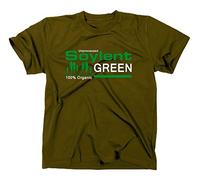 Soylent Green T Shirt, Soleil vert, S, oliv