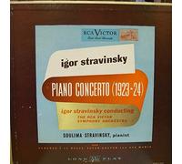 Soylima Stravinsky - Stravinsky : Piano concerto ( 1923-24); Scherzo a La Russe; & Russian Church Choruses (RCA Red Seal Vinyl Record)