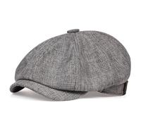 SOYNIA Béret Homme Femmes Chapeau Occasionnel De Newsboys pour Hommes Femmes Béret Rétro Chapeaux Sauvage Décontracté Papa Chapeaux Unisexe Sauvage Casquette Octogonale 56-58Cm Darkgrey