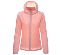 SOYNIA Veste Blousons Hommes Femmes Randonnée Vestes Cyclisme Coupe-Vent Ultra-Léger Coupe-Vent Top Running Manteau Zipper La Nuit M Rose