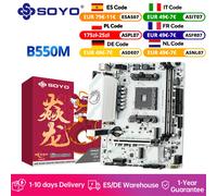 SOYO AMD B550 carte mère de jeu USB 3.2 PCIe 4.0 NVME prise en charge double canal DDR4 ARGB carte mère AM4 prise 5600X/5700X CPU