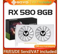 SOYO Graphics Cards Radeon RX580 8G GDDR5 Memory Video Gaming Card PCIE3.0x16 GPU Desktop Computer Components AMD RX 580 8G RX580 8G