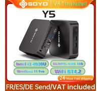 SOYO Mini PC Y5 Intel i3 4030U 8GB RAM 128GB ROM Windows 11 Pro WiFi BT4.2 Desktop Computer 8G 128GB