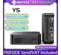 SOYO Mini PC Y5 Intel i3 4e génération 4030U 8 Go de RAM 128 Go de ROM Windows 10 WiFi BT4.2 Ordinateur de bureau Sortie multi-écrans 8G 128GB i3 4th Gen