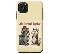 Soyons des ordures Ensemble Un Couple de Raton Laveur drôle Coque pour iPhone 11 Pro Max
