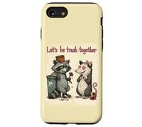 Soyons des ordures Ensemble Un Couple de Raton Laveur drôle Coque pour iPhone SE (2020) / 7/8
