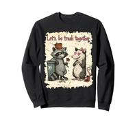 Soyons des ordures Ensemble Un Couple de Raton Laveur drôle Sweatshirt