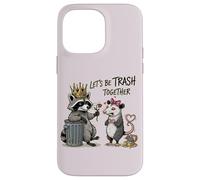 Soyons des poubelles Ensemble Le Raton Laveur Possum Animal Coque pour iPhone 14 Pro Max