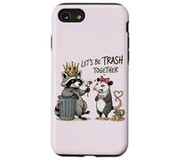 Soyons des poubelles Ensemble Le Raton Laveur Possum Animal Coque pour iPhone SE (2020) / 7/8