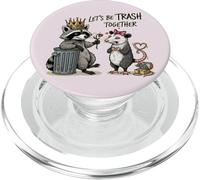 Soyons des poubelles Ensemble Le Raton Laveur Possum Animal PopSockets PopGrip pour MagSafe
