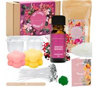 Soyovo DIY Set de bougies à faire soi-même Set de bougies à faire soi-même Soy Wax Soya Wax for Candle Making Bougie à faire soi-même Set de bougies en cire DIY