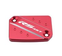 SOYTZBMK Protecteur de réservoir Couvercle De Cylindre De Bouchon De Réservoir De Liquide De Frein Avant De Moto Accessoires pour Aprilia RS457 RS 457 2024-(Rosso)