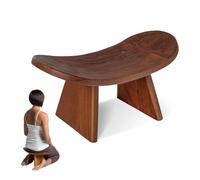 SOYUZERISH Chaise à Genoux Banc de prière Banc de Méditation en Bois Confortable pour S'agenouiller Ou S'asseoir, Banc de Yoga, Tabouret à Genoux pour La Prière, Bouddhiste, Siège Bas