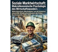 Soziale Marktwirtschaft: Makroökonomische Psychologie des Wirtschaftswunders: Währungsreform, Marshallplan, und die kollektive industrielle Wiederauferstehung in der frühen Bundesrepublik, 1948-1960