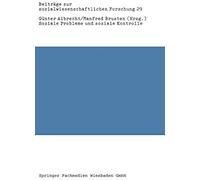 Soziale Probleme Und Soziale Kontrolle