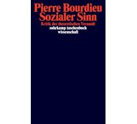 Sozialer Sinn: Kritik der theoretischen Vernunft