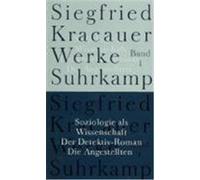 Soziologie Als Wissenschaft Inka Mèulder-Bach, Mirjam Wenzel, Siegfried Kracauer (Auteur)