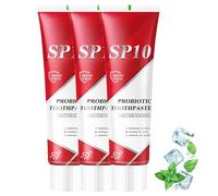 SP-10 Dentifrice probiotique SP-10, dentifrice blanchissant probiotique SP-10, pâte dentaire ultra blanchissante, formule naturelle, haleine fraîche, nettoyage en profondeur, élimination des taches (3