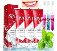 SP-10 Probiotic Whitening Toothpaste,Fresh Breath Formula,Stain Removal,Deep Cleaning Care,Natural Formula. (3Pcs, Frisch-026)