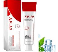 SP-10 Probiotics Toothpaste Oral H-ealth Management, SP10 Probiotics Organic Toothpaste Ultra Whitening for O-ral Health, Fresh Mint Breath, for Men & Women, Protects Teeth & Oral Health, 120g (1)