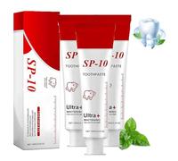 Sp-10 Probiotics Toothpaste, Sp10 Ultra Whitening Toothpastes, SP-10 Probiotics Toothpaste Whitening, Deep Cleaning Oral Care Teeth, Freshen Your Mouth and Protect Your Teeth 120g (3)