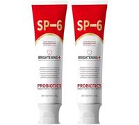 Sp-6 Ultra Whitening,Probiotic Brightening Toothpaste, Sp-6 Ultra Whitening Toothpastes,Fresh Breath,Deep Cleaning Care Toothpaste, Removes Tooth Stains (2 pcs)
