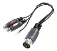 SP-7870284 Speaka Prof RCA / raccord adaptateur audio à y 1 x prise 5 pôles