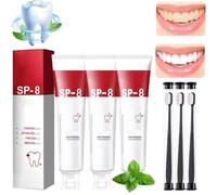 SP-8 Probiotic Toothpaste,SP-8 Toothpaste,Sp-8 Teeth Whitening Toothpastes,Teeth Whitening Probiotic Toothpastes,Deep Cleaning Care,Protects Oral Health (3)