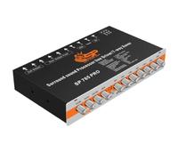 SP Audio 1 SP-765 Pro, égaliseur 7 Bandes, processeur de Signal Audio 2 entrées RCA et 3 Sorties, pour Voiture, 1 pièce