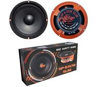 SP Audio 2 MIDRANGE SP6.5CM-Slim Haut-parleurs 16,50 cm 165 mm 6,5" diamètre 100 Watt rms 200 Watt impédance Max 4 ohm 96 DB spl Voiture, par Paire
